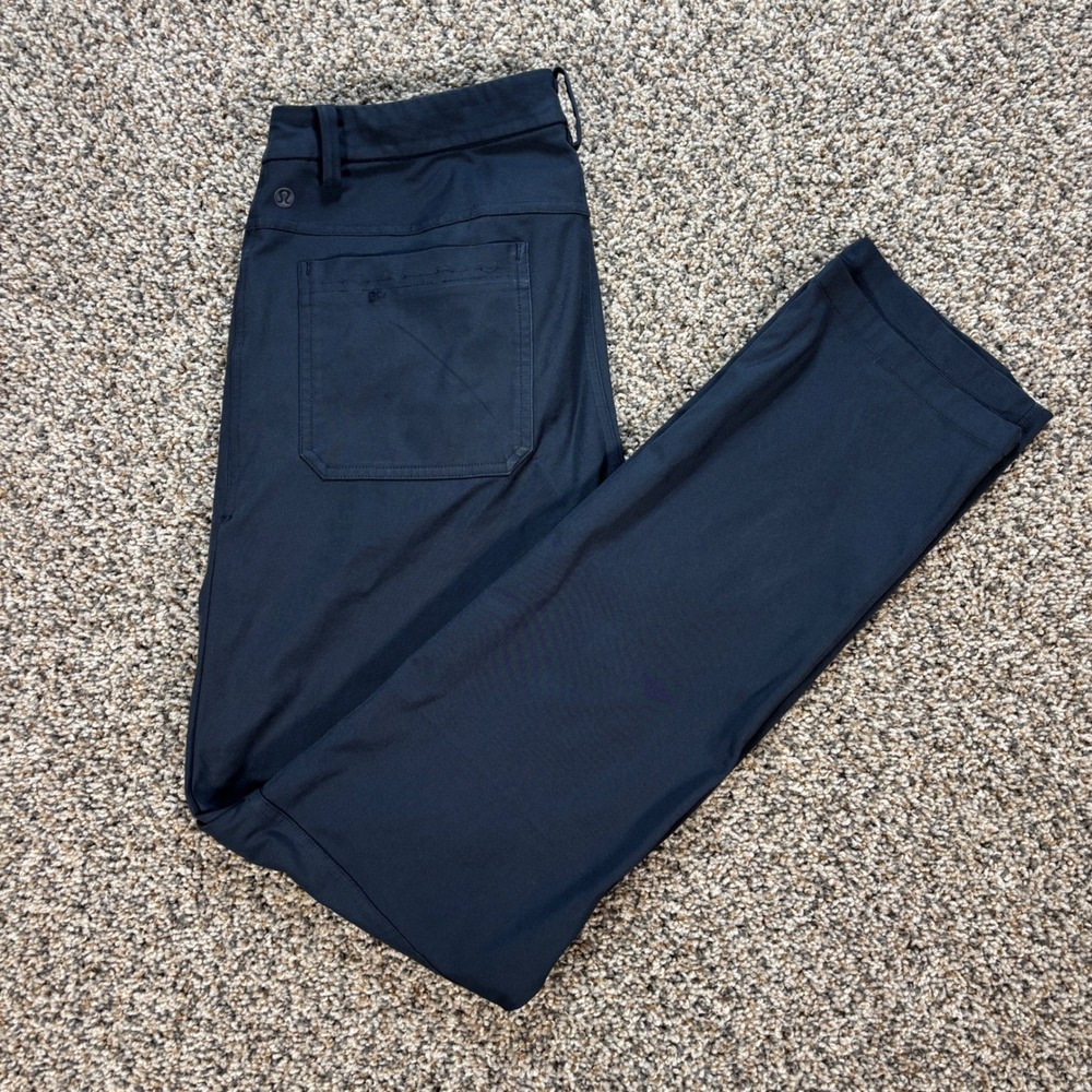 Lululemon ABC Pant Men's 30x33 Classic Navy Blue Technical Five Pocket Trouser